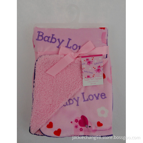 Printed Micro Mink Baby Blanket (HR01BB130)